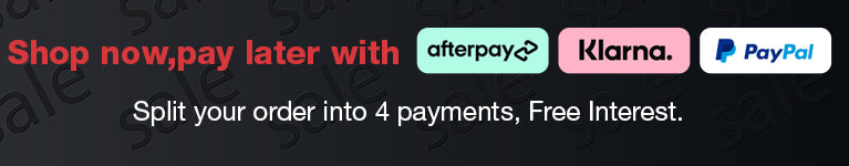 shop now, pay later with afterpay,klarna,paypal