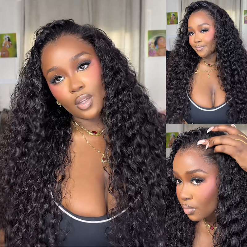 300% Density Glueless Loose Wave HD Lace Wigs Pre Bleached Pre Plucked Luxury Virgin Human Hair wigs