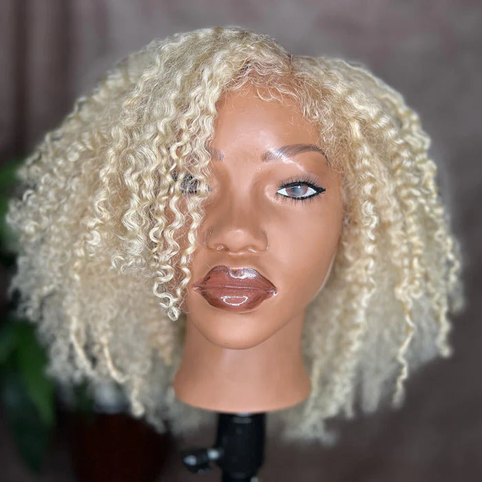 cynosure hair blonde curly wig with 4c edges