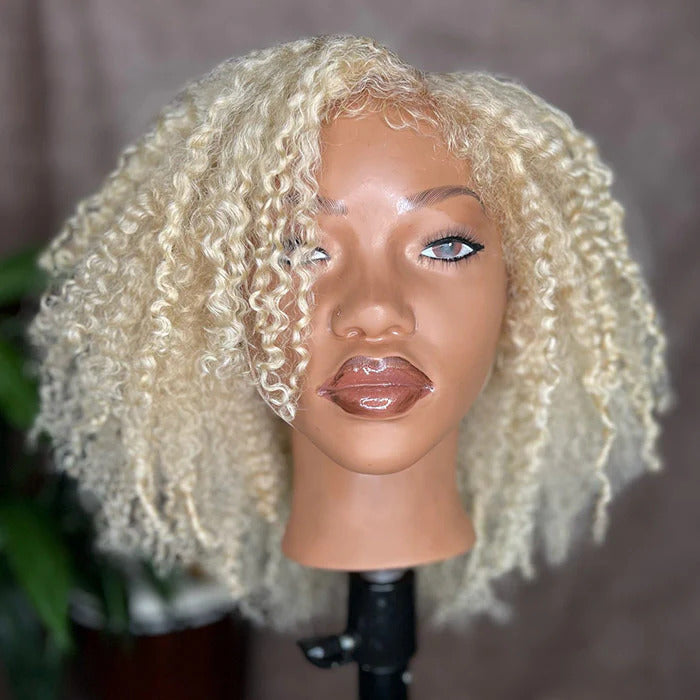 cynosure hair blonde curly wig with 4c edges