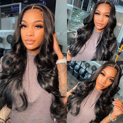 13x4 Body Wave Lace Front Wigs With Baby Hair Realistic HD Lace Human Hair Wigs For Women