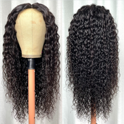 Glueless V Part Wig Water Wave Human Hair Wigs Beginner Friendly Upgraded Durable V Shape Wig