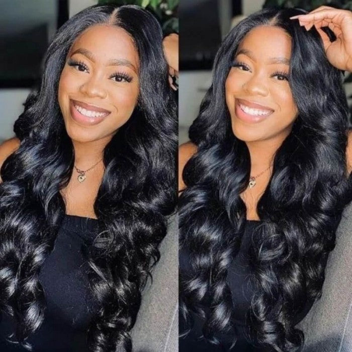 Clearance Sale|V Part Wig Human Hair Glueless Body Wave U Part Wig No Gel NO Leave Out Beginner Friendly