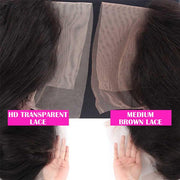 Water Wave HD 4x4 Closure Wigs Glueless Human Hair Wigs For Women