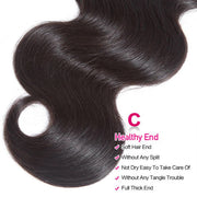 Brazilian Virgin Hair Body Wave 4 Bundles 10A Grade Unprocessed 100% Human Hair Weave Natural Black Color