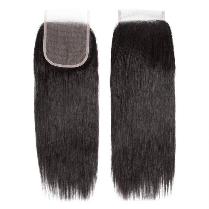Brazilian Hair 4x4 HD Lace Closure Straight Hair 100% Virgin Remy Hair 8-20 Inch