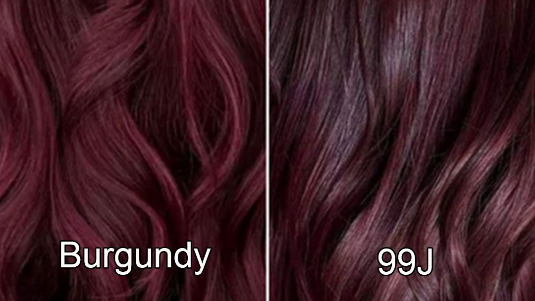 99j VS Burgundy Hair Color, What's The Difference? – Cynosure Hair