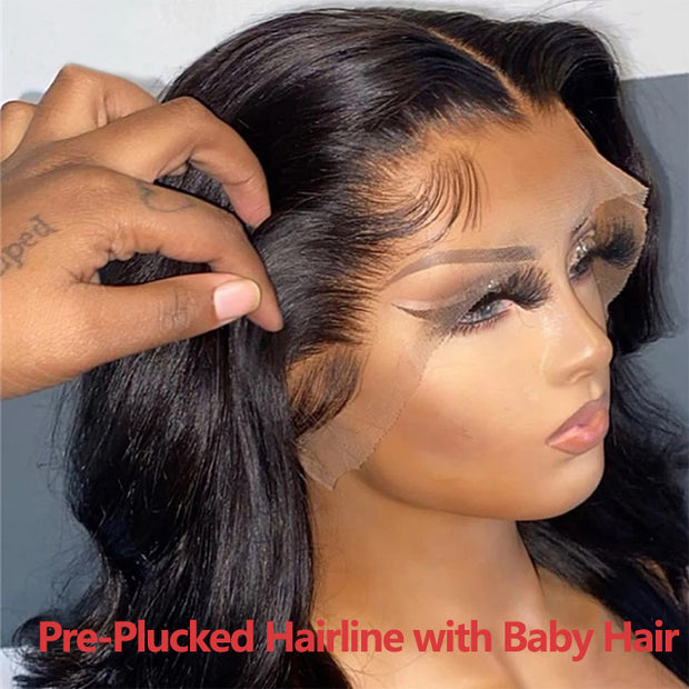 360 Lace Frontal Wigs Pre Plucked Brazilian straight Remy Human Hair Wigs For Women