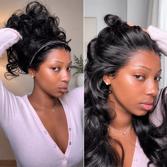 body wave invisible lace wig
