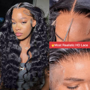 Pre Plucked HD Lace Wig Loose Deep Wave Lace Front Wig Human Hair Natural and Realistic Invisible Lace Wig
