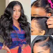 (Super Deal ) Bleached Knots 30inch Long Machine Made None Lace Wigs Glueless Human Hair Wig