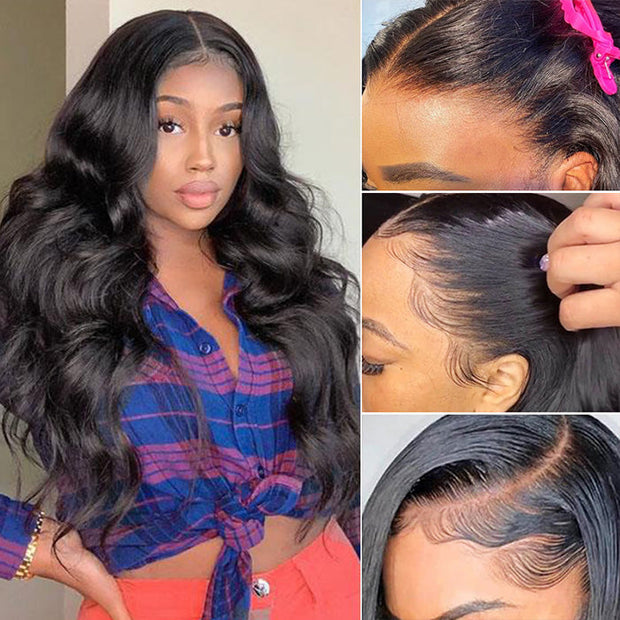 (Super Deal ) Bleached Knots 30inch Long Machine Made None Lace Wigs Glueless Human Hair Wig