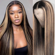 Pre All Everything | Highlights 3D Body Wave Tiny Knots Pre Bleached Wear Go Upgraded 13X6 HD Lace Glueless Wig Special Sale
