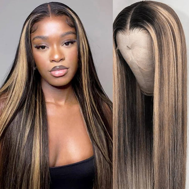Pre All Everything | Highlights 3D Body Wave Tiny Knots Pre Bleached Wear Go Upgraded 13X6 HD Lace Glueless Wig Special Sale