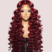 Pre Cut Glueless 8x5 Loose Deep Wave Wig Wear Go HD Lace Human Hair Wig Beginner-Friendly