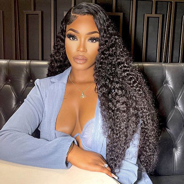 Flash Sale Upgraded Ready & Go Hidden Strap 360 Lace Frontal Wigs Volume Curly Affordable Snug Fit Human Hair Wigs
