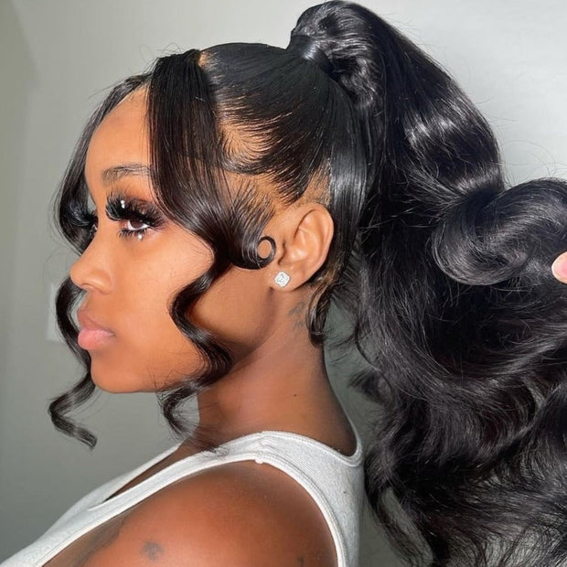 New Hidden Strap Glueless 360 Lace Wig Straight or Body Wave Human Hair Wig Snug Fit All Sizes Flash Sale