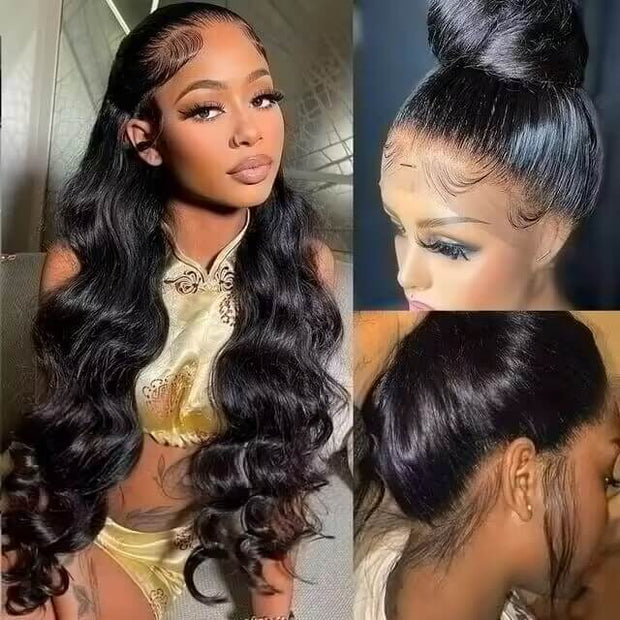 22=$169 Upgrade Glueless 360 Lace Frontal Wigs With Hidden Strap Ready & Go Water Wave Affordable Human Hair Wigs 220% Density