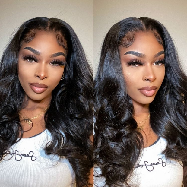 Pre All | Glueless Pre Bleached Pre Cut HD Lace Wig Put On & Go Body Wave Human Hair Wig