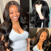 2 Wigs=$189|20 Inch Body Wave 4x4 Lace Wig +14 Inch Body Wave 4X4 Lace Bob Wig