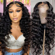 Pre Plucked HD Lace Wig Loose Deep Wave Lace Front Wig Human Hair Natural and Realistic Invisible Lace Wig