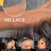 Pre Plucked HD Lace Wig Loose Deep Wave Lace Front Wig Human Hair Natural and Realistic Invisible Lace Wig