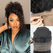 22=$169 Upgrade Glueless 360 Lace Frontal Wigs With Hidden Strap Ready & Go Water Wave Affordable Human Hair Wigs 220% Density