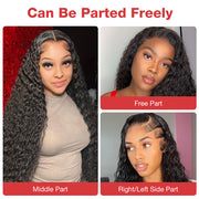 Upgraded 8X5/6X4  HD Lace Glueless Water Wave Wig 13X6 Wear Go Pre Cut Lace Closure Human Hair Wigs