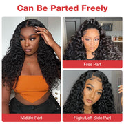 Glueless 8X5 Pre Cut HD Lace Wig Wear & Go Deep Wave & Straight Human Hair Wig 180% Density