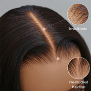 Bleached Knots 13x6 Full Lace Frontal Wig Curly HD Lace Human Hair Wigs For Women