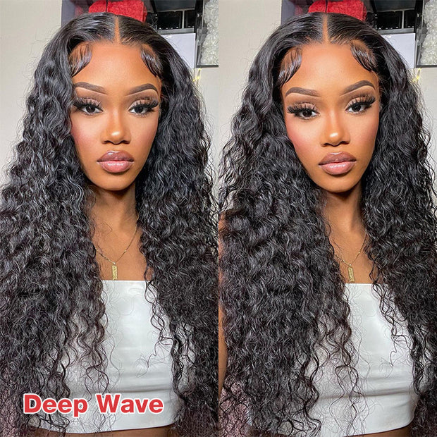 Upgraded 8X5 Pre-Cut HD Lace Body Wave Wig Wear & Go Straight Human Hair Glueless Wig with Breathable Cap Beginner Friendly