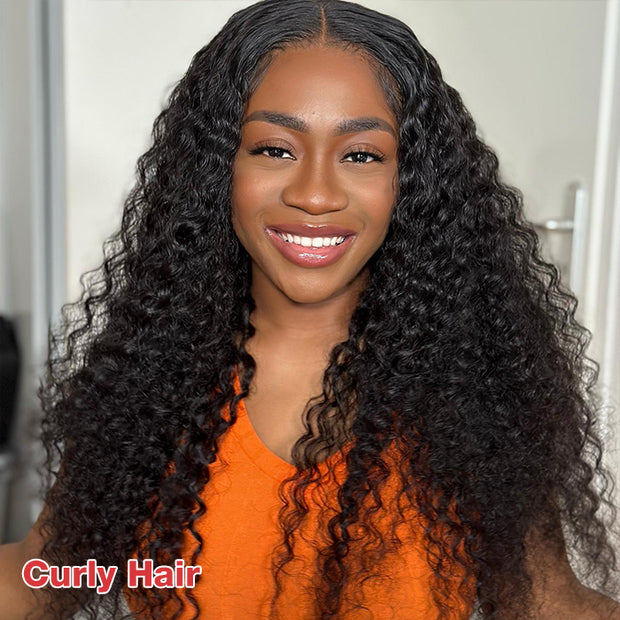 Upgraded 8X5 Pre-Cut HD Lace Body Wave Wig Wear & Go Straight Human Hair Glueless Wig with Breathable Cap Beginner Friendly