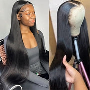 Long Wig 20-34 inch Straight Human Hair Wig 13*4 /13*6 Skin Melt Invisible HD Lace Frontal Wig