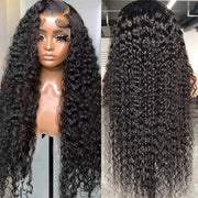 Long Wig 22-36inch Curly Human Hair Swiss Lace 5x5/13x4 HD Lace Front Wig