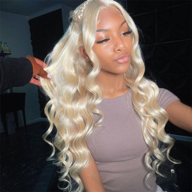 Clearance Sale|613 Honey Blonde Lace Frontal Wig Body Wave Human Hair Flash Sale