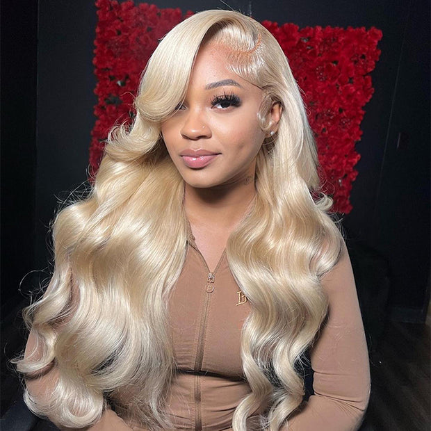 Clearance Sale|613 Honey Blonde Lace Frontal Wig Body Wave Human Hair Flash Sale