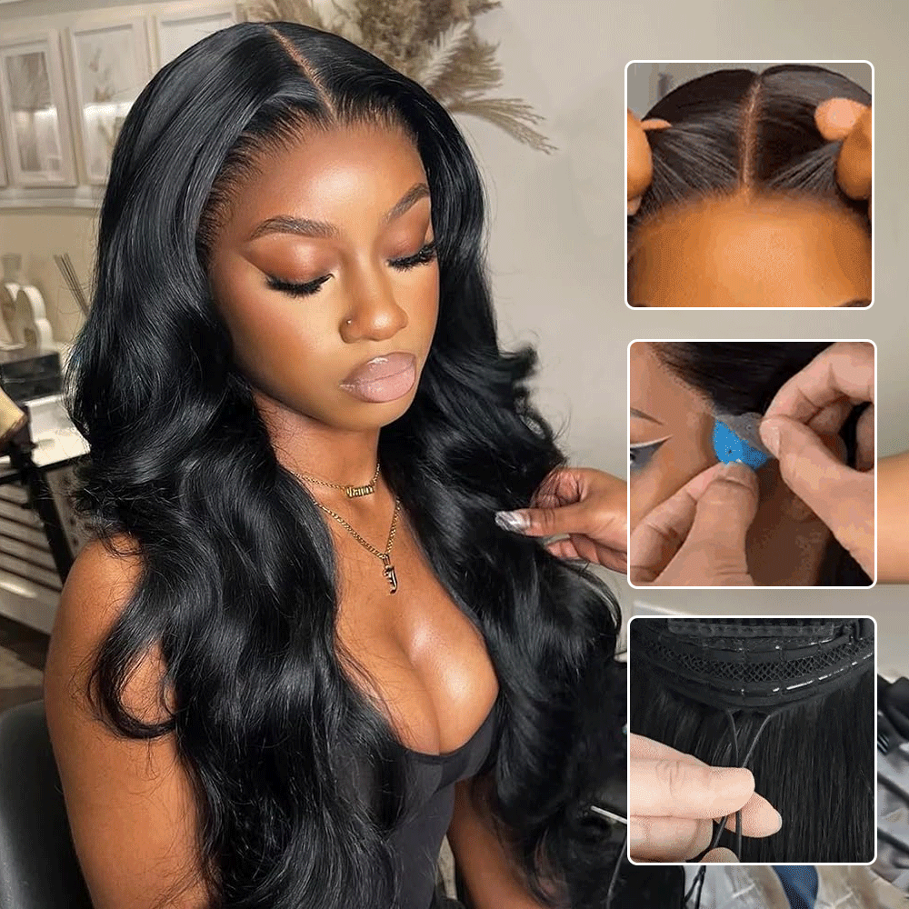 280% Density Glueless 13X6 Full HD Lace Body Wave Lace 