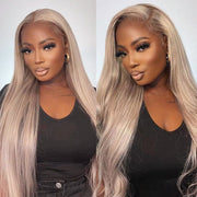#P18/613 Highlight Blonde Body Wave Wig 13X4 HD Lace Front Human Hair Wigs 16-26 Inches