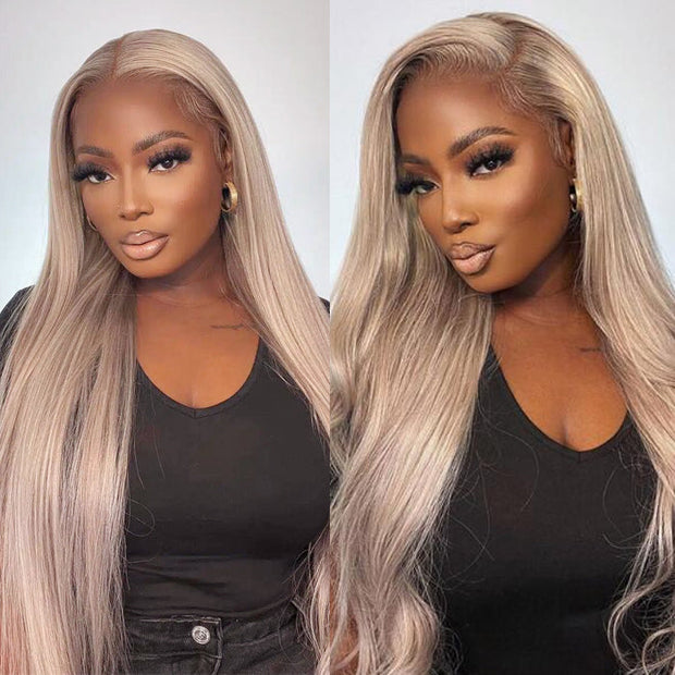 BOGO SALE|#P18/613 Highlight Blonde Body Wave Wig 13X4 HD Lace Front Human Hair Wigs 16-26 Inches