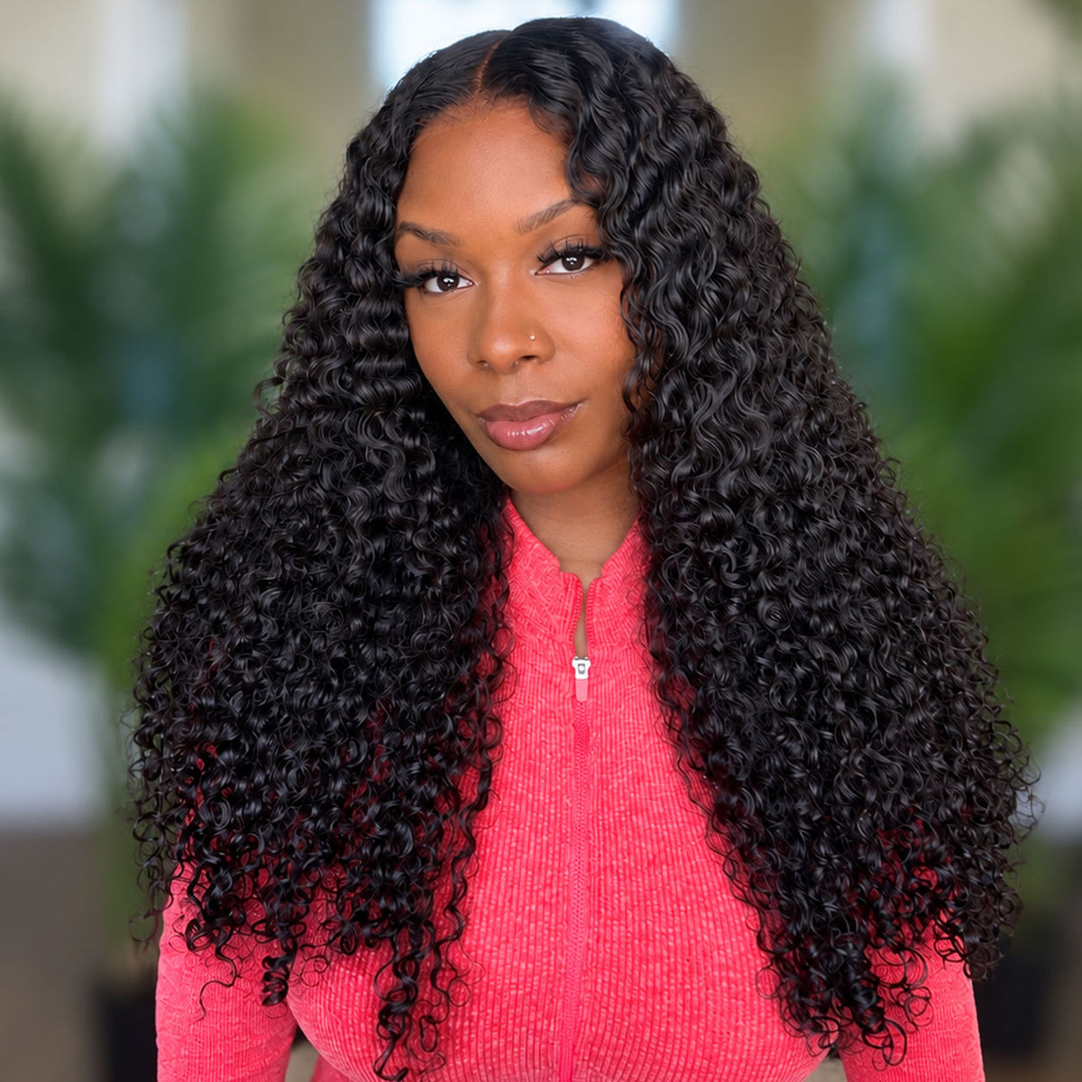 280% Bouncy Curly HD Lace Frontal Wig Upgraded 8X5 13X6 Parting Max Glueless Human Hair Wigs