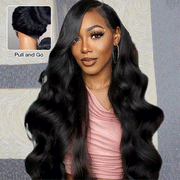280% Luxury Density 13X6 Full HD Lace Body Wave Lace Frontal Wig Pre Bleached Pre Plucked Super Thick Human Hair Wig
