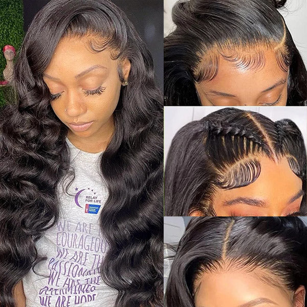BOGO SALE|Loose Deep Wave Hair 13x6 Lace Front Wig 100% Remy 18-26 Inch Human Hair Wigs