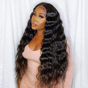 (Super Deal ) Bleached Knots 30inch Long Machine Made None Lace Wigs Glueless Human Hair Wig