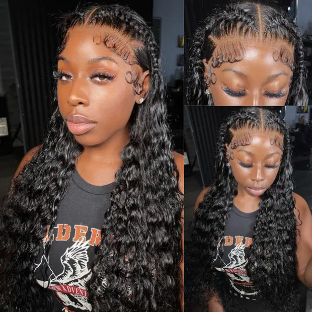 2 Wigs=$269|360 Lace Water Wave Wig + 18 Inch Reddish Brown Body Wave