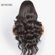 5x5/13x4 HD Lace Wig Body Wave Skin Melt Lace Human Hair Wigs with Adjustable Strap