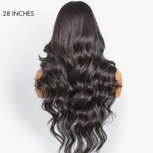 5x5/13x4 HD Lace Wig Body Wave Skin Melt Lace Human Hair Wigs with Adjustable Strap