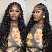 (Super Deal ) Bleached Knots 30inch Long Machine Made None Lace Wigs Glueless Human Hair Wig