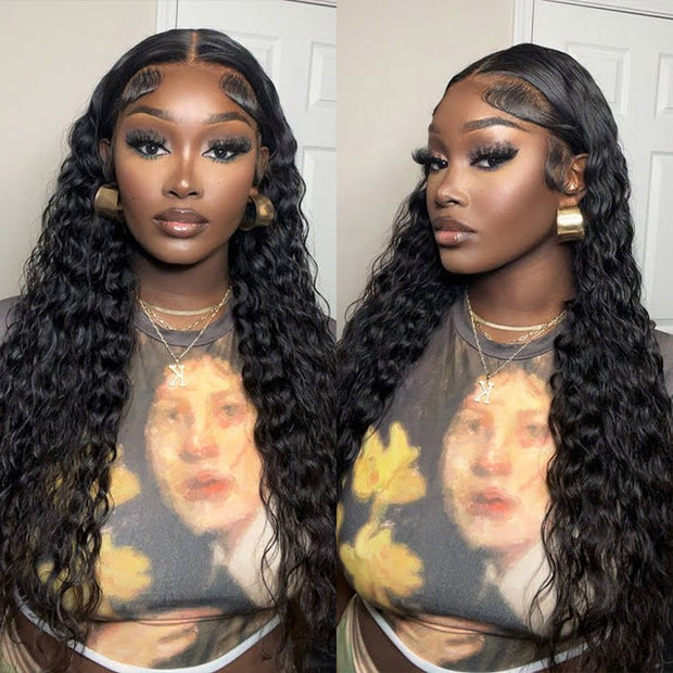 (Super Deal ) Bleached Knots 30inch Long Machine Made None Lace Wigs Glueless Human Hair Wig