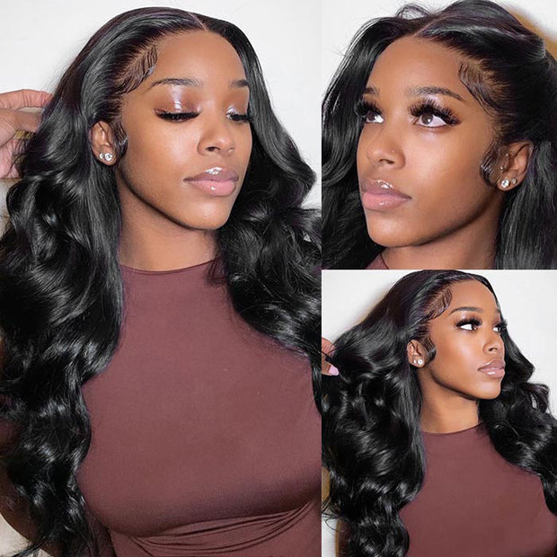 Skin Melt HD Lace Wigs Body Wave 13*4 13*6 Lace Front Wigs Realistic Transparent Human Hair Wig