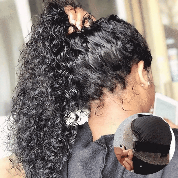 22=$169 Upgrade Glueless 360 Lace Frontal Wigs With Hidden Strap Ready & Go Water Wave Affordable Human Hair Wigs 220% Density